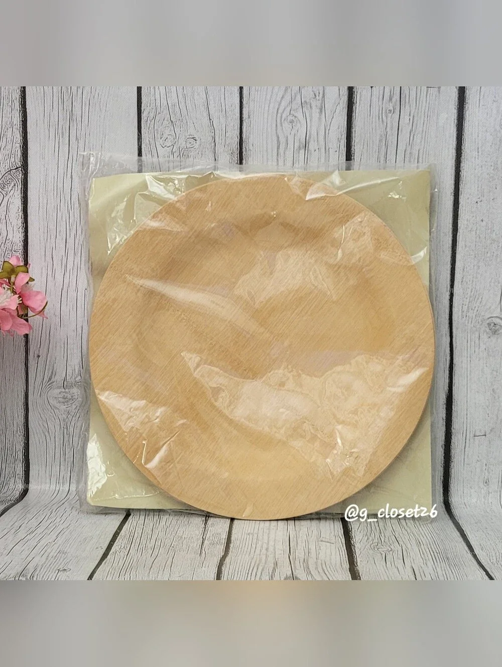 Pottery Barn Bamboo Disposable Bamboo Plates, Pack of 8